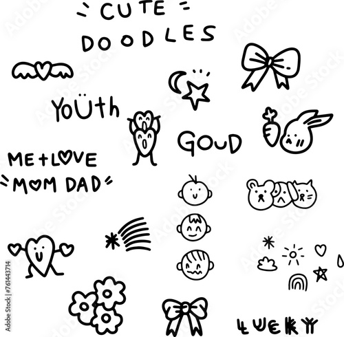 doodles element design for templates.