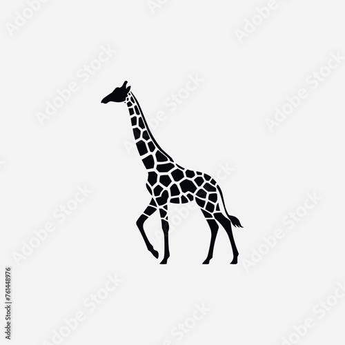 giraffe icon graphic element Illustration template design