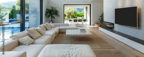 modern living room interior with sofa © Svitlana