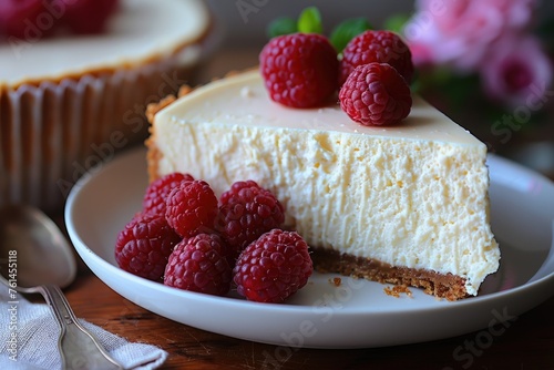 ultimate creamy cheesecake professional advertising food photography