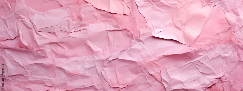Crumpled Pink Paper Texture Crumpled Pink Paper Texture
