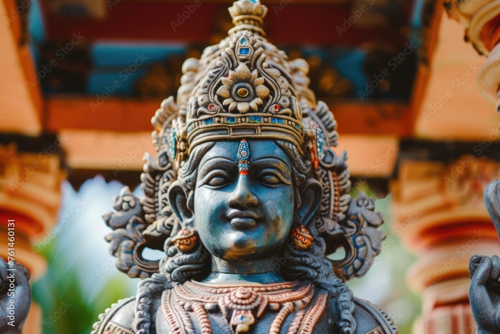 Beautiful Bronze Hindu Statue