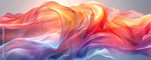 Abstract background with smooth shapes