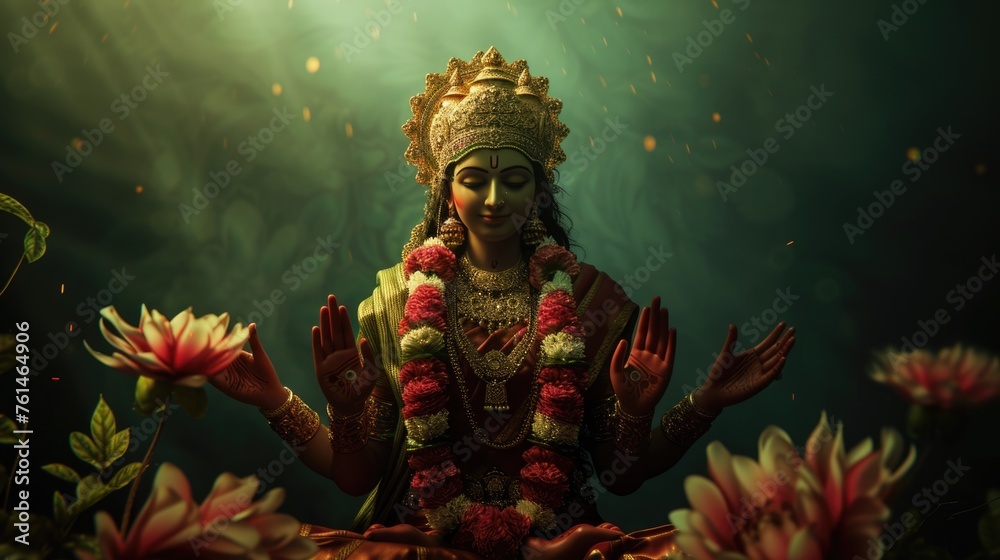 The Ultimate Symbol of Spirituality - A Goddess Meditating The Ultimate Symbol of Spirituality - A Goddess Meditating