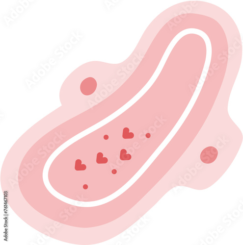 hand drawn menstrual doodle