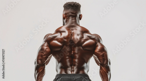 man, male, bodybuilder, bodybuilding, extreme, monster, beast, freak, strength, muscular, body, torso, back, back view, muscle, fitness, guy, athlete, model, shirtless, muscles, athletic, person, mach