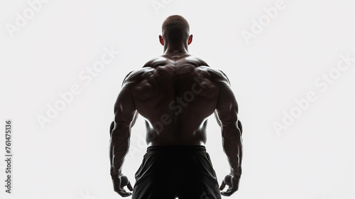 man, male, bodybuilder, bodybuilding, extreme, monster, beast, freak, strength, muscular, body, torso, back, back view, muscle, fitness, guy, athlete, model, shirtless, muscles, athletic, person, mach