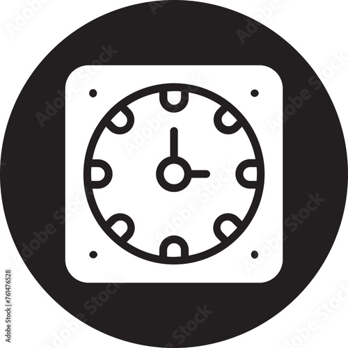 clock glyph icon