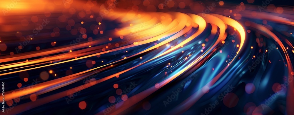 Abstract background with speed lines and glowing light Abstract background with speed lines and glowing light