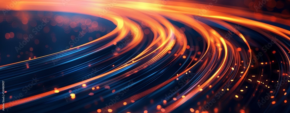 Abstract background with speed lines and glowing light Abstract background with speed lines and glowing light