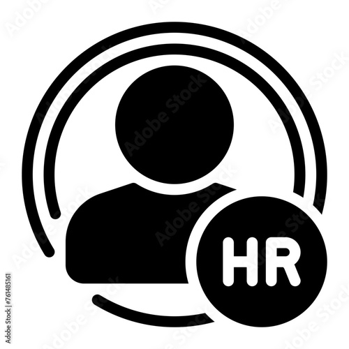 human resources glyph icon