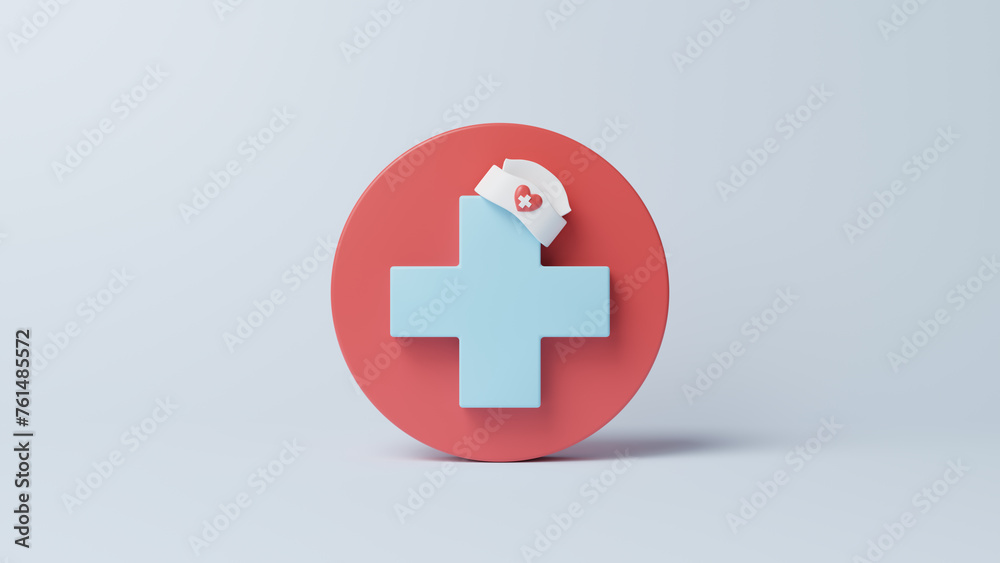 International nurse day, medical help and care concept, happy nurses day on earth with stethoscope to mark the contributions that nurses make to society, copy space for text, 3d rendering illustration International nurse day, medical help and care concept, happy nurses day on earth with stethoscope to mark the contributions that nurses make to society, copy space for text, 3d rendering illustration