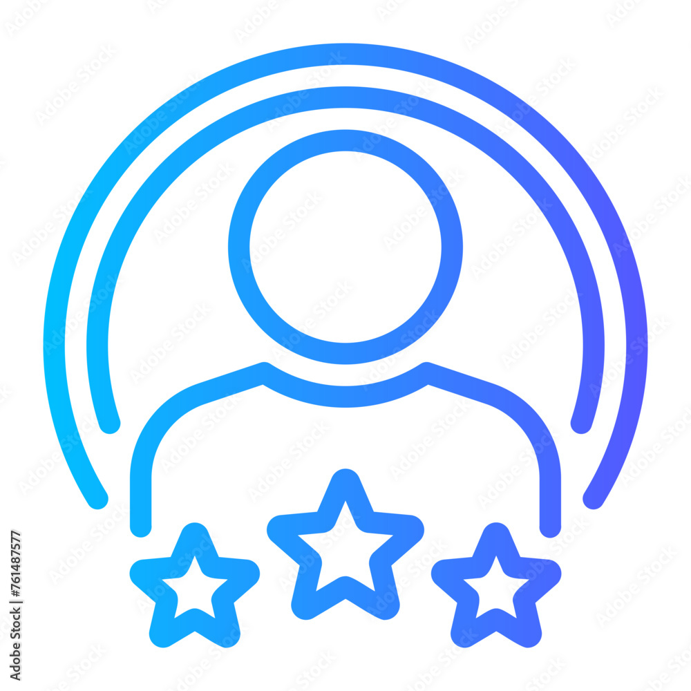 best candidate gradient icon best candidate gradient icon
