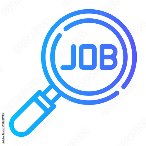 job seeker gradient icon
