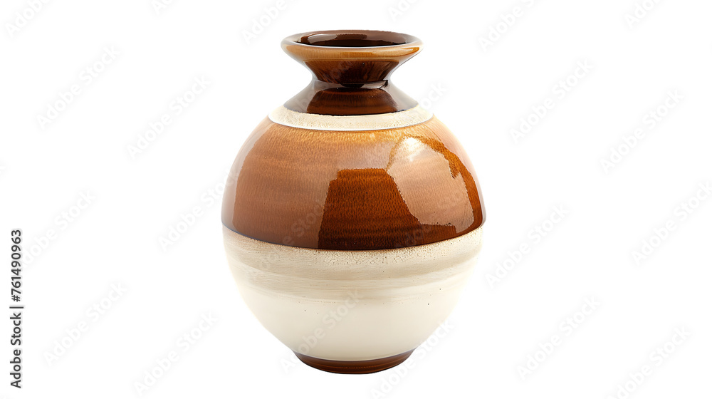 beautiful vase, png file of isolated on white