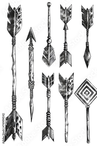 A collection of different types of arrows. Ideal for design projects