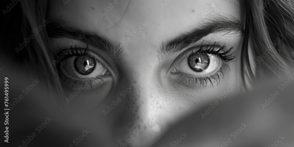 Detailed close up of a woman's eyes. Suitable for various projects Detailed close up of a woman's eyes. Suitable for various projects