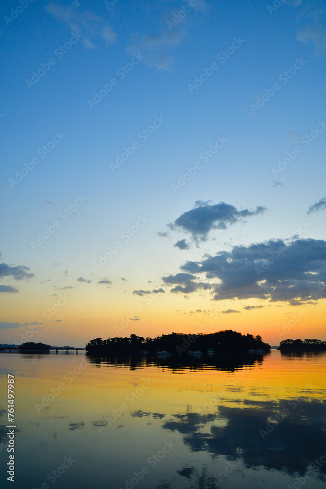 Fototapeta premium 松島の夜明け（宮城県）