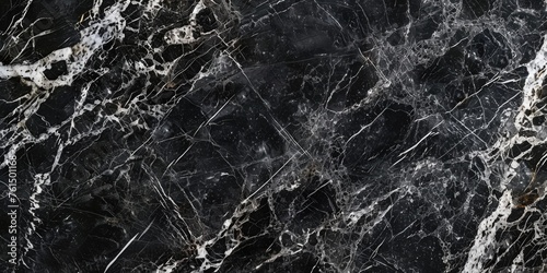 Detailed close up of a black marble surface, perfect for backgrounds