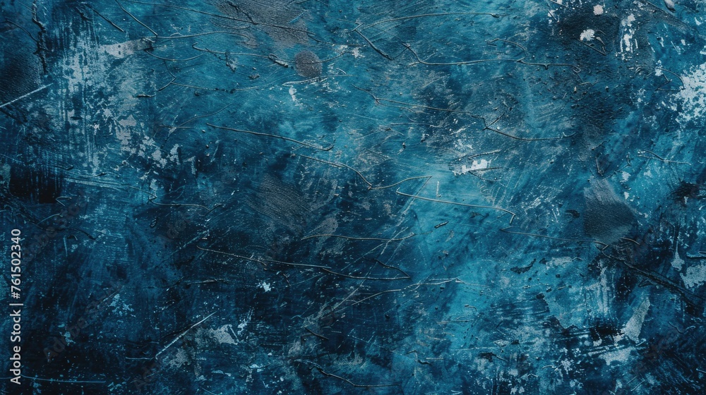 Close-up of a painting of blue paint. Suitable for artistic projects Close-up of a painting of blue paint. Suitable for artistic projects