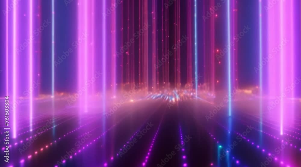 colored digital data flow matrix effect on black background colored digital data flow matrix effect on black background