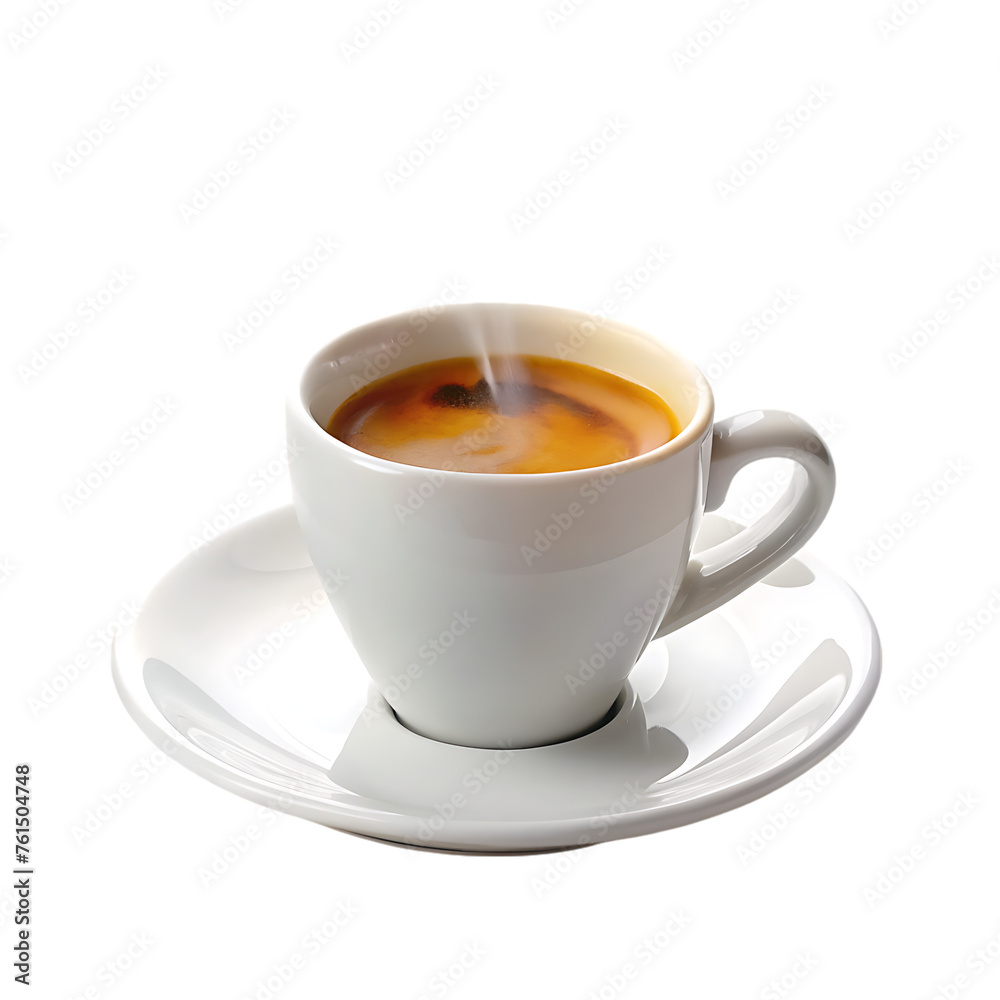 minimalist photo of a white coffee cup with saucer isolated on a transparent background minimalist photo of a white coffee cup with saucer isolated on a transparent background