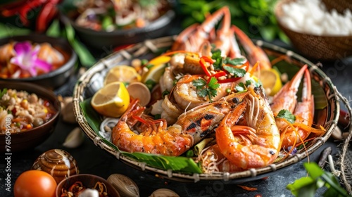 Delicious Thai Seafood - A Mouthwatering Fusion of Thai, Seafood, and Food