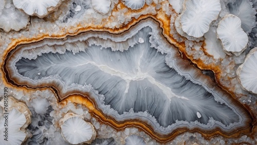 white onyx texture in combination with bright geode stone and golden elements  luxury background