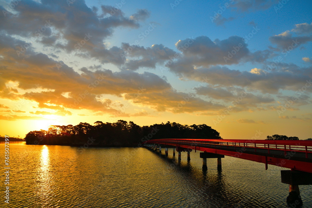 松島の夜明け（宮城県）