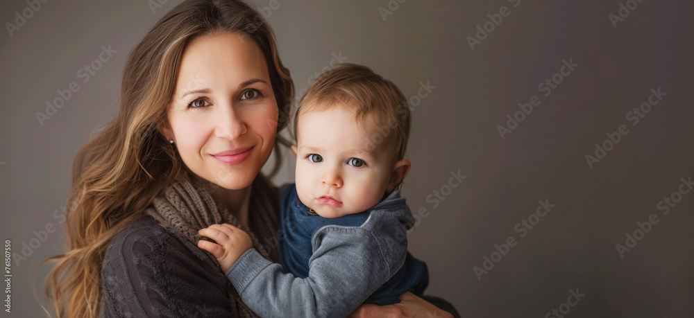 Mother's Day celebration concept, Family holiday and togetherness, mother and child hugging, I love you Mom Mother's Day celebration concept, Family holiday and togetherness, mother and child hugging, I love you Mom
