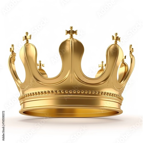 Gold_crown_isolated._Golden_crown_on_a_white_background