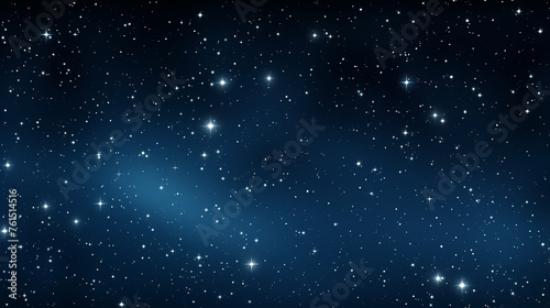 Dark blue night sky stars background