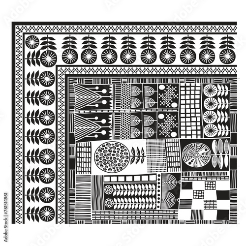 bedsheet design digital art use hand work and digital printing
