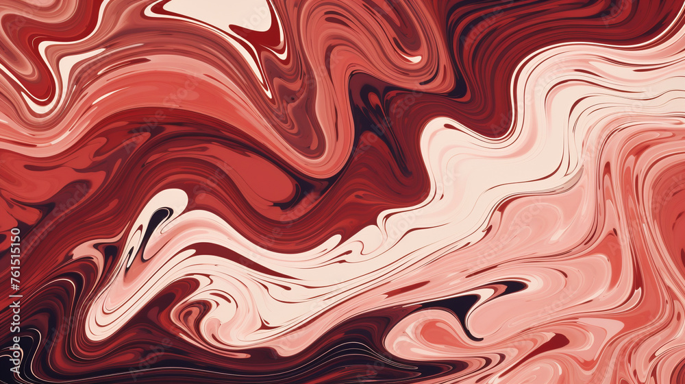 An abstract pattern inspired by the swirling patterns of marble
