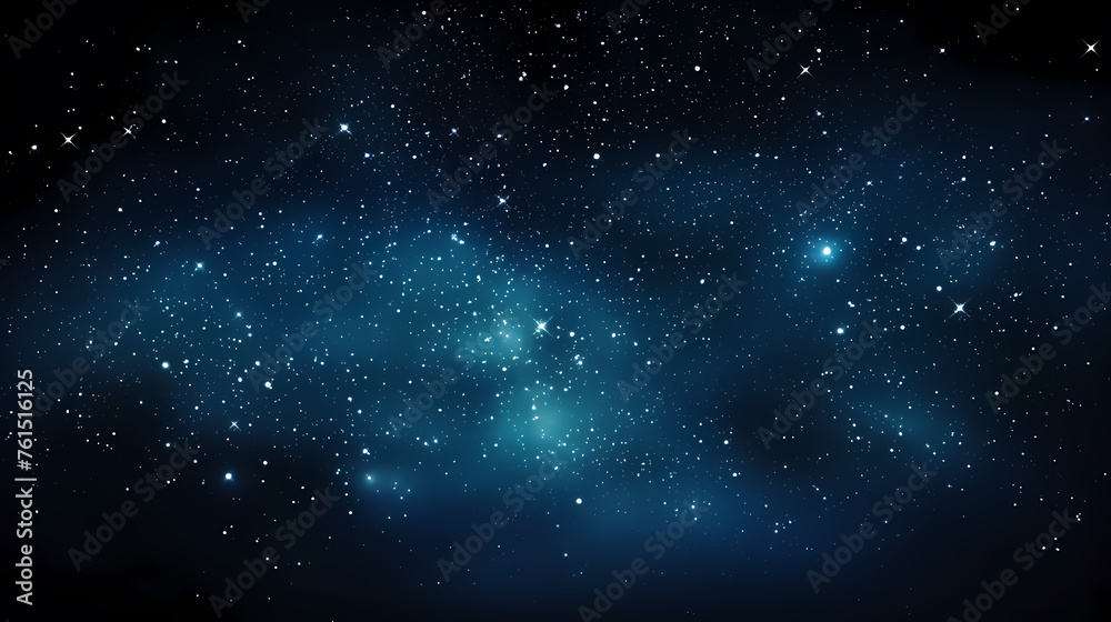 Dark blue night sky stars background