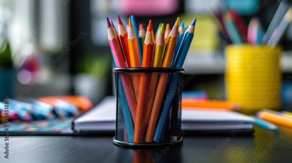 Abstract background of Colors pencil Abstract background of Colors pencil
