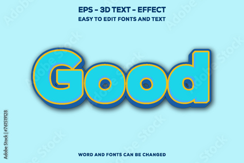 Good 3D Text Effect.