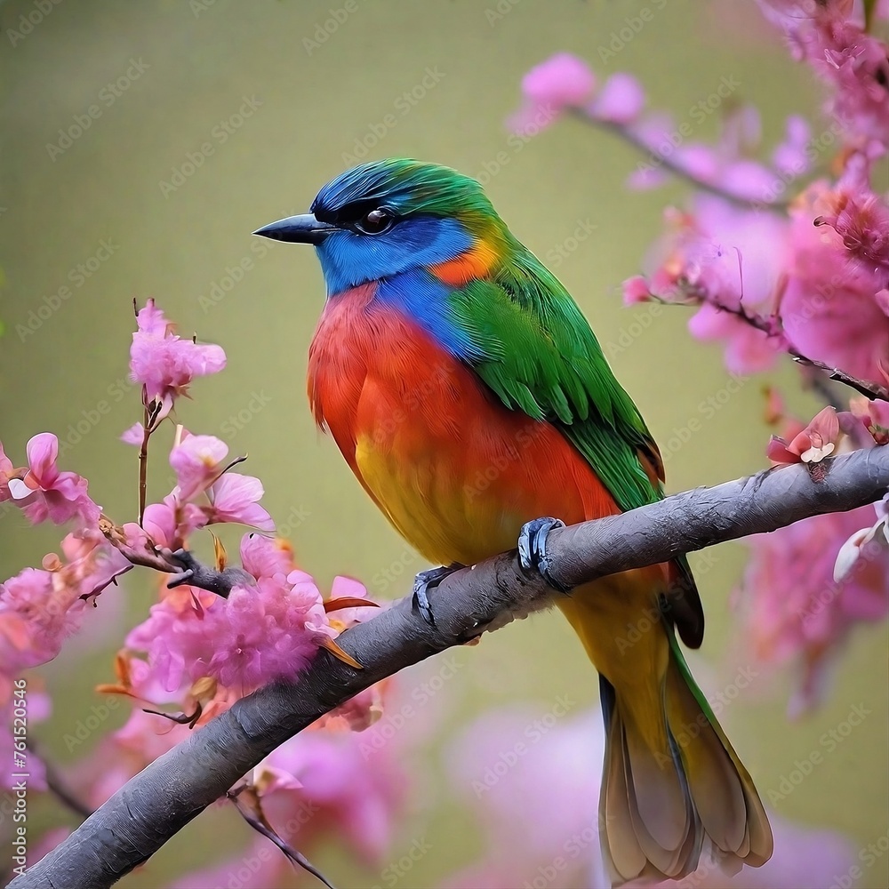 Fototapeta premium A bird in the wildlife.