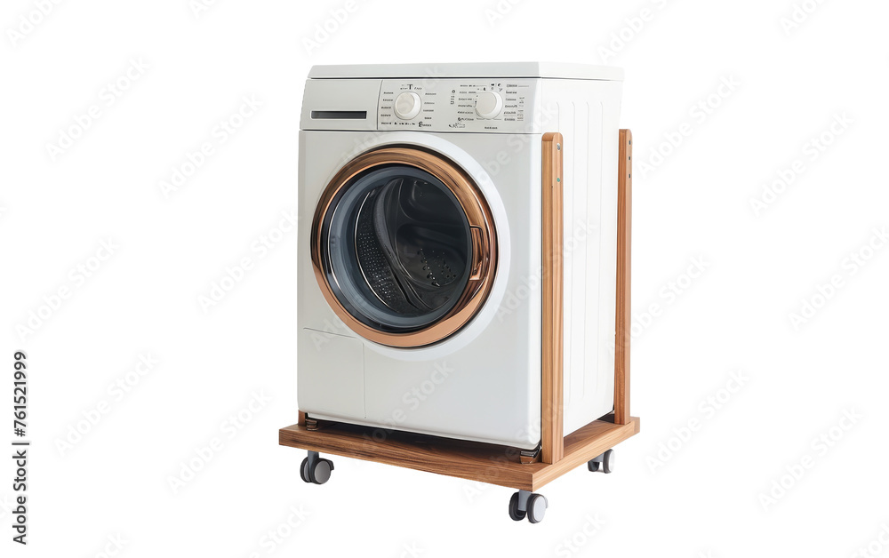 Auto washing machine, Kokorona Washing Machine with Stand Isolated on Transparent background.