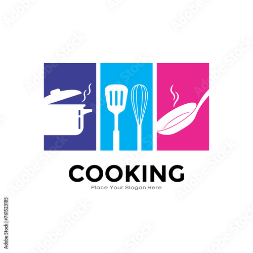 Cooking logo vector template. Suitable for business, restaurant, cooking