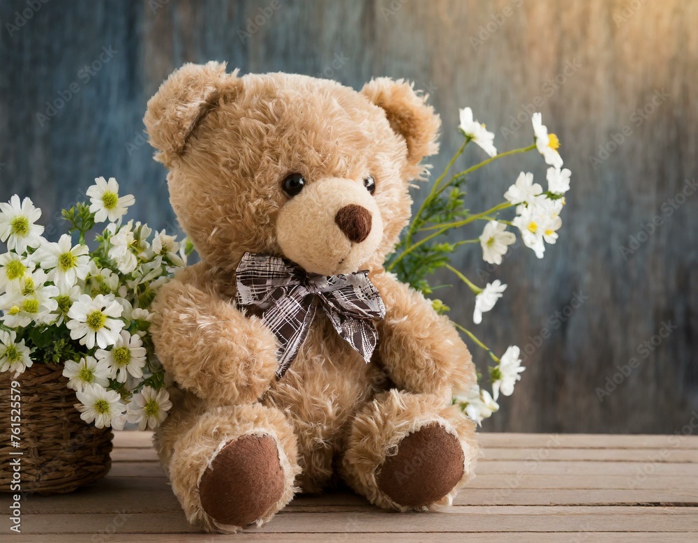 Obraz premium 귀여운 아기 곰인형