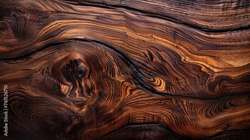 Detailed view of a wood grained surface, ideal for backgrounds or textures