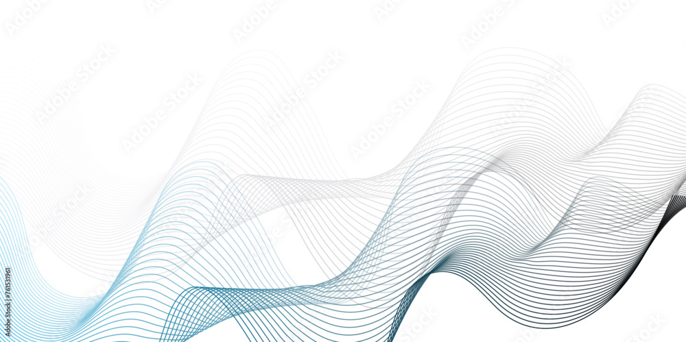Abstract blue blend digital wave lines and technology background. modern stream wave background and wave curve lines background. Vector business Illustration pattern of lines in transparent background Abstract blue blend digital wave lines and technology background. modern stream wave background and wave curve lines background. Vector business Illustration pattern of lines in transparent background