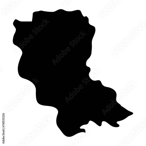 Hung Yen province map, administrative division of Vietnam. Vector illustration.