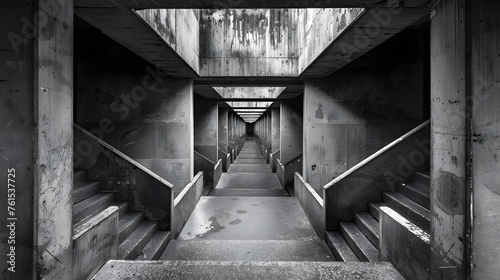 brutalism tunnel photo