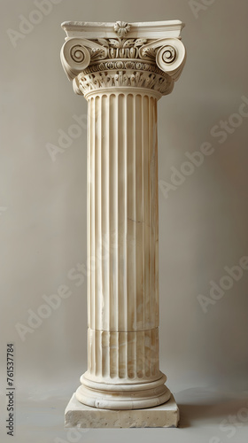An Elegant Exhibition of Ancient Greek Architecture: The Flawlessly Fluted Ionic Column photo