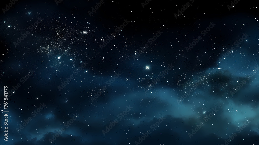A night sky filled with countless stars