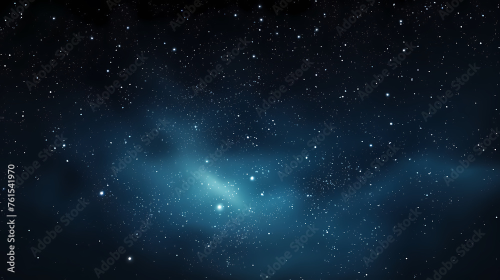 Fototapeta premium A night sky filled with countless stars