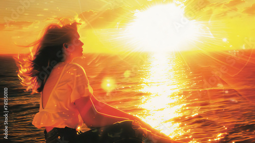 Blissful Amber Harmony: Embracing Warmth, Comfort, and Contentment in Life's Journey