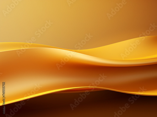 Gleaming geometry in Curves gold background. AI Generation.